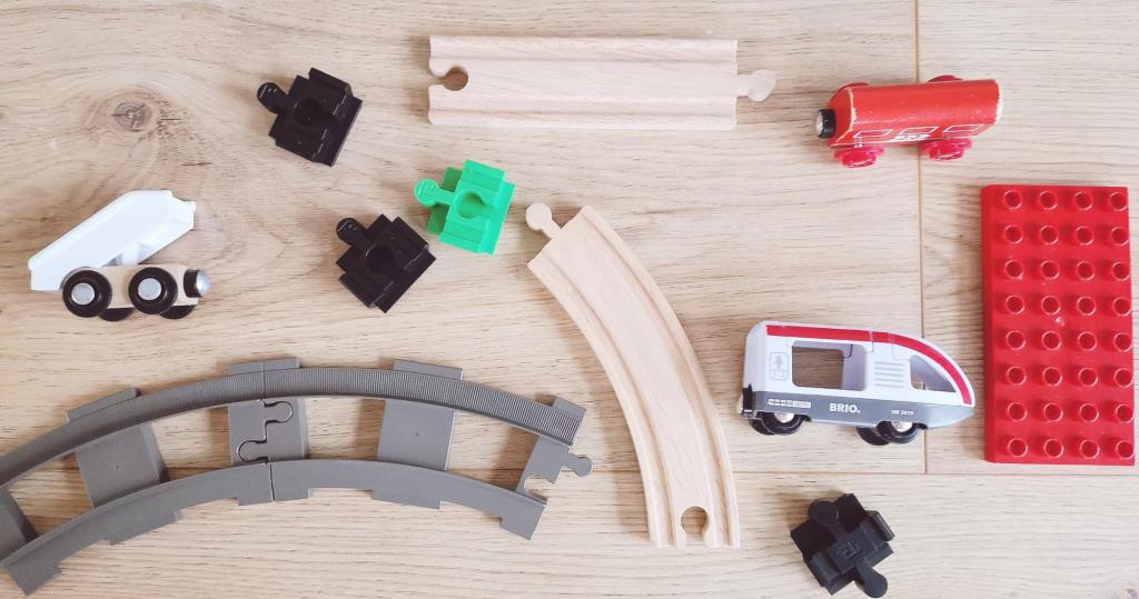 duurzaam speelgoed met track connectors